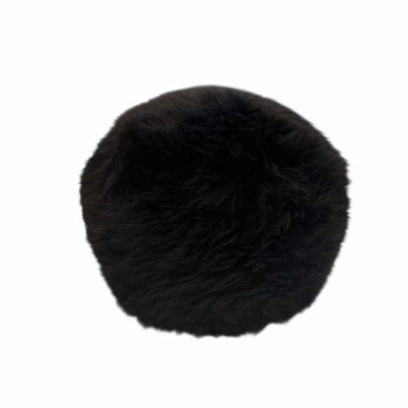 Vintage Beimar Black Tuscan Italian Dyed Lamb Fur Winter Hat 